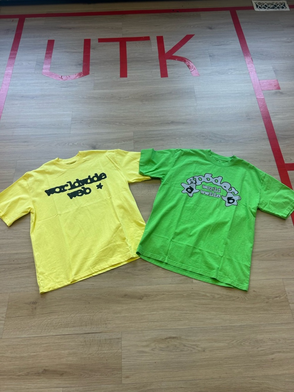 Kids Short Sleeve Graphic Tee - Yellow & Green